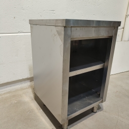s/s work table cabinet - 55x58x90 cm 